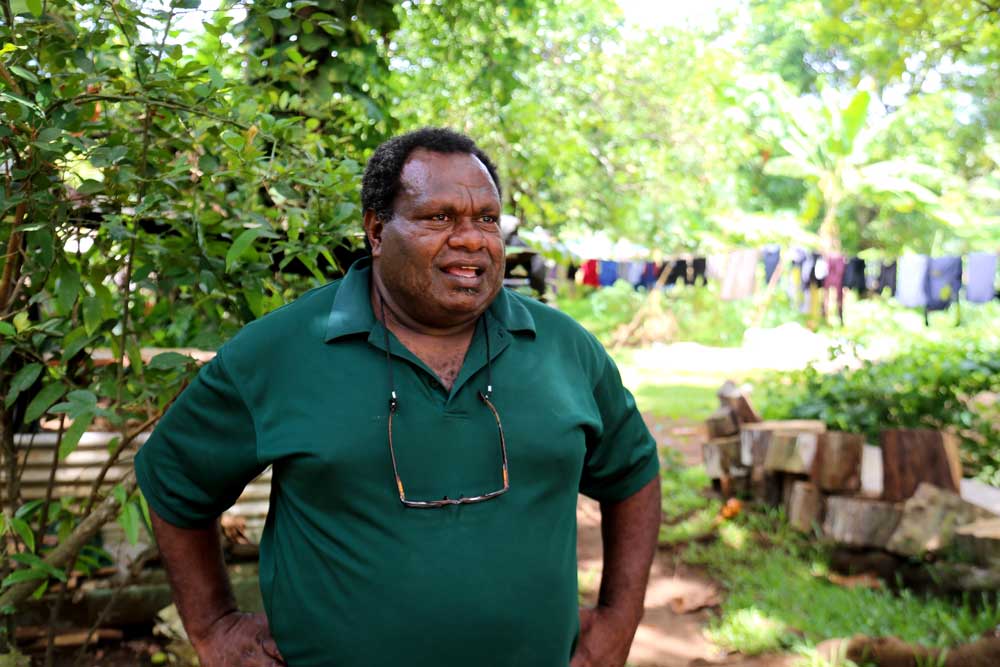 Charlie Falau, community leader. Charlie, like many of the local Nivan people of Vanuatu, has witnessed the rise of Chinese investment in Vanuatu with increasing concern. Photo: RFA