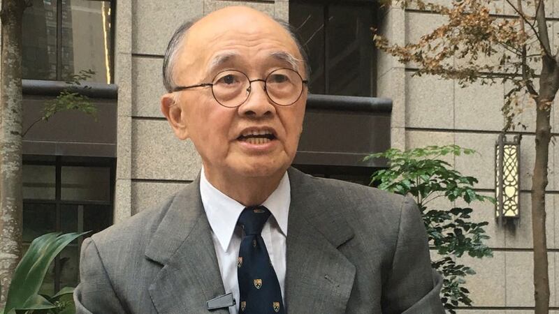 外交部前部长程建人。(RFA资料照)
