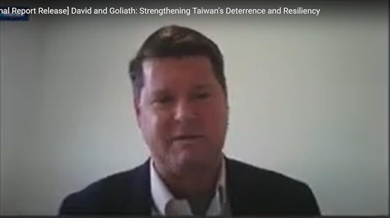 美国国防部前助理部长薛瑞福直言,中国抱持着与台湾和平统一的假想。(视频截图)