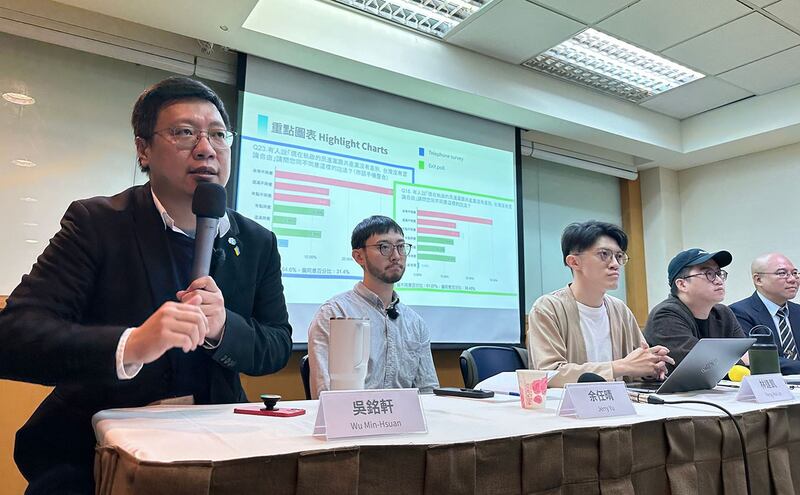 台湾民主实验室19日公布“2024台湾选举境外资讯操作影响分析”初步结果。(记者夏小华摄)