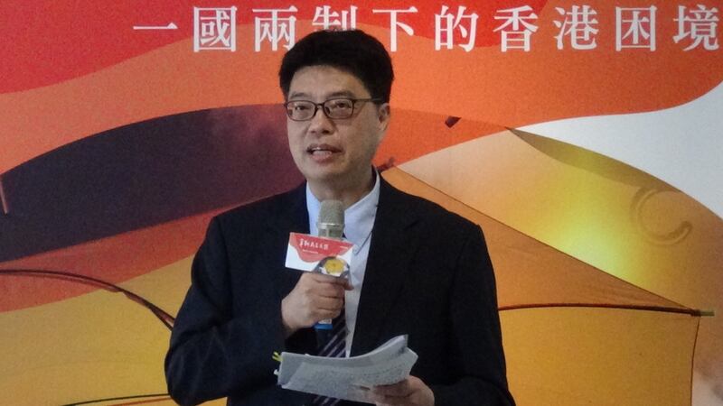 大陆委员会副主委邱垂正。(记者夏小华摄)