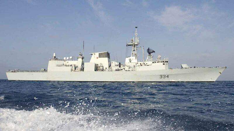 加拿大海军护卫舰“里贾纳”号。（图源：加拿大政府官网）