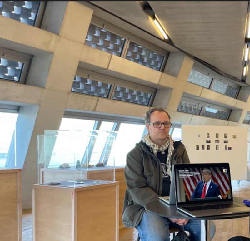 受访者Volker（记者吕熙摄影）