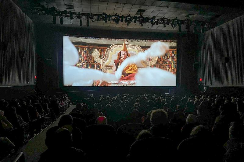 Martin Scorsese’s Oscar-nominated film Kundun about the Dalai Lama is screened at the SVA Theatre at the Tribeca Festival in New York on June 6, 2025.