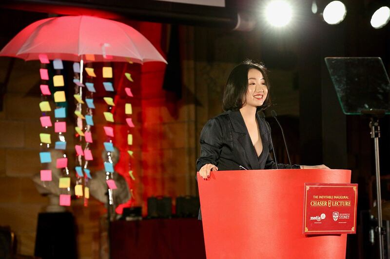 许微其出席一场澳洲慈善表演活动。(许微其提供)