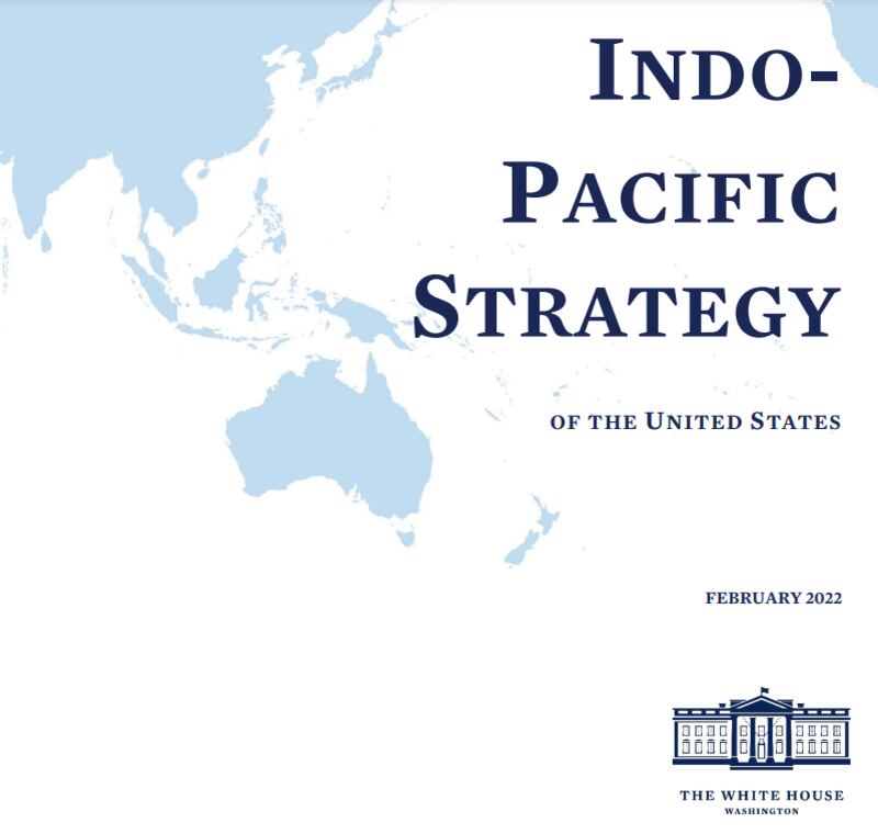 白宫2月11日公布《印太战略》。全方位应对中国挑战。(The White House)