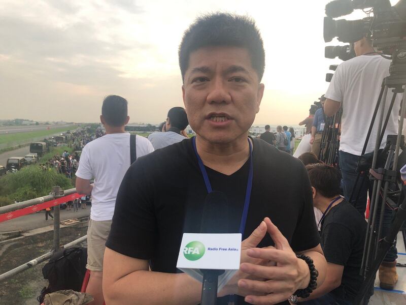 亚太防务杂志总编辑郑继文。(记者夏小华摄)