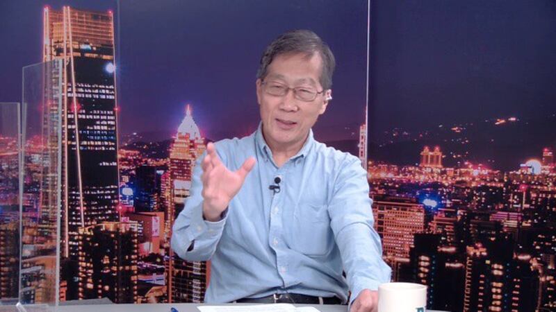 台湾政治大学名誉教授丁树范。（RFA）