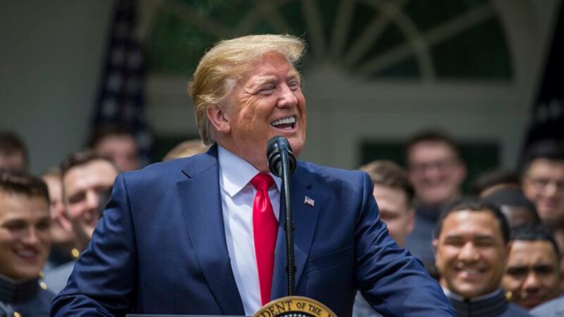 美国总统特朗普2019年5月5日表示,美国5月10日将把中国进口商品的关税由目前的10%提高到25%。(美联社)