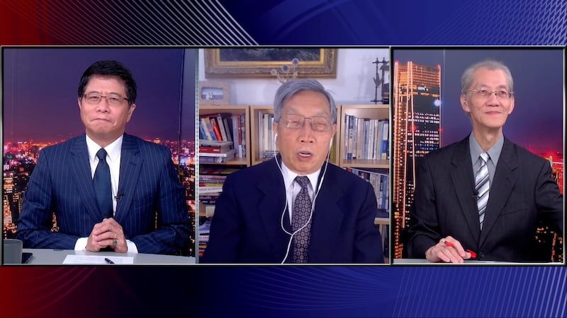 :本台“亚洲很想聊”讨论李克强促逝,对中国政局的影响。(截图自节目)