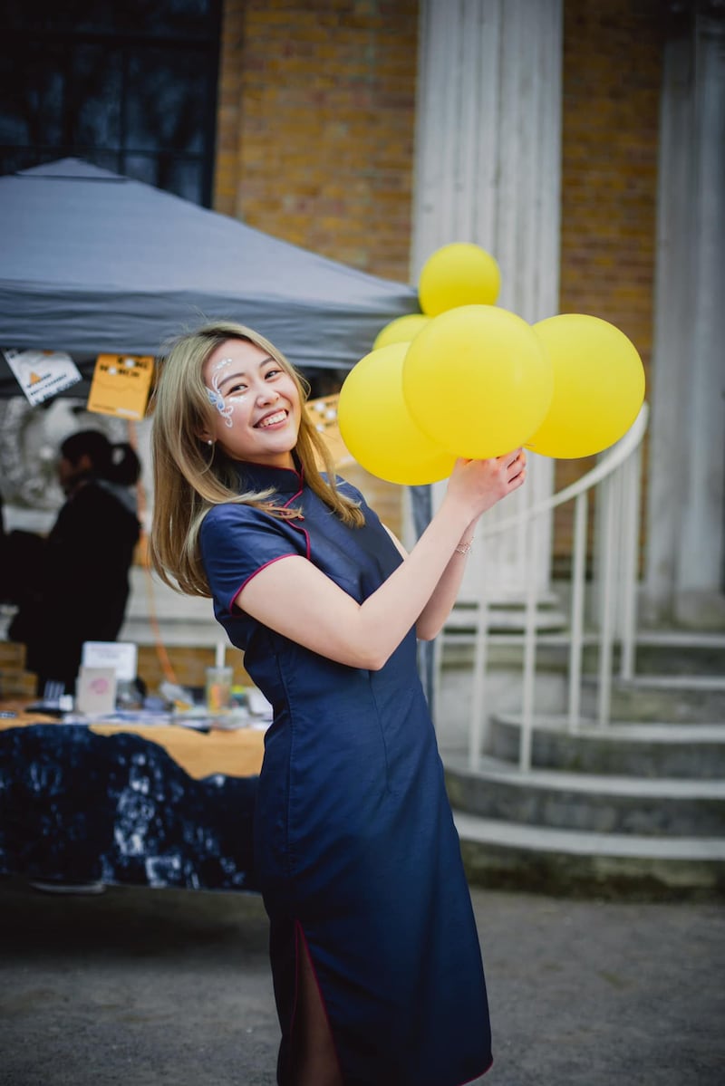 流亡英国的前香港区议员刘珈汶,为英国“香港三月文化节”筹委,以一连串文化和艺术活动,连结在英港人和当地民众。 (刘珈汶提供)