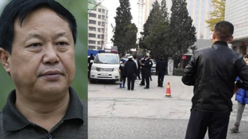 2020年11月11日,中国河北警方派出大批特警包围大午集團,並抓走包括集团创始人孙大午(左)在內的十多名高管。(知情人提供)