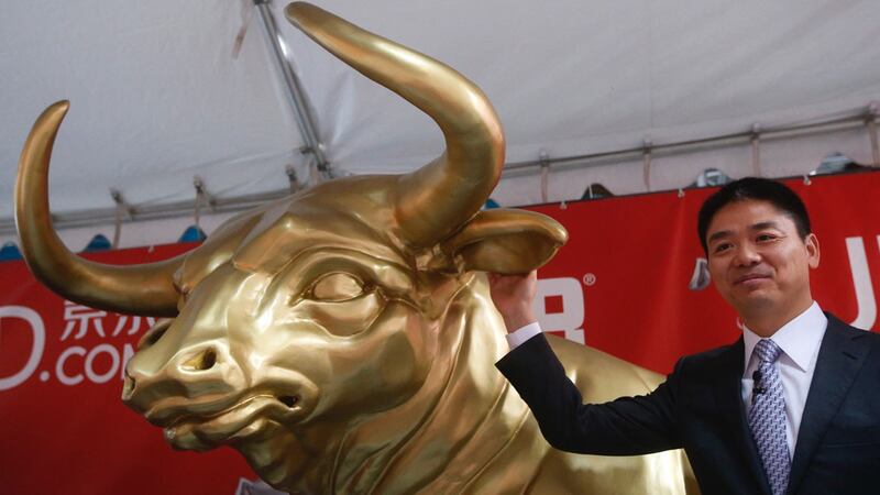中国电商龙头京东集团宣布,刘强东卸下总裁。(路透社)