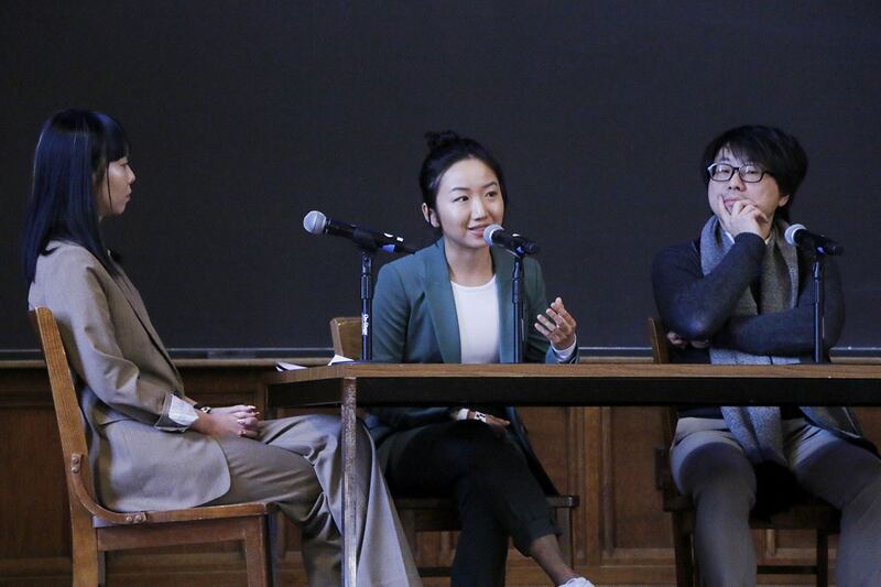 许微其曾在美国耶鲁大学参加讲座。(许微其提供)