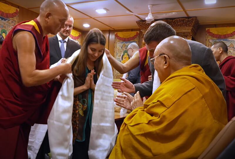 At his residence in Dharamsala, North India, March 10, 2025, the Dalai Lama recalled his escape into exile after the March 10 Uprising of 1959.