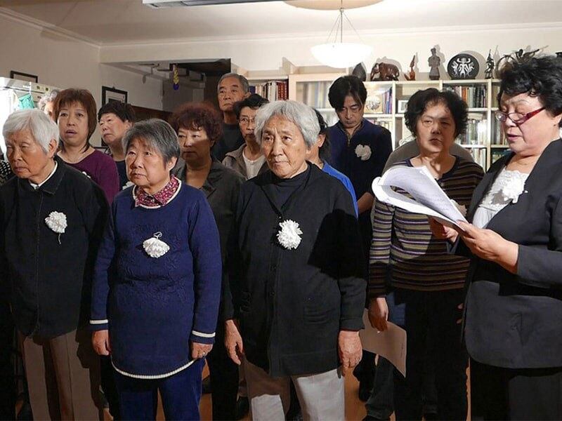资料图片:天安门母亲成员举行追思。(天安门母亲网页)