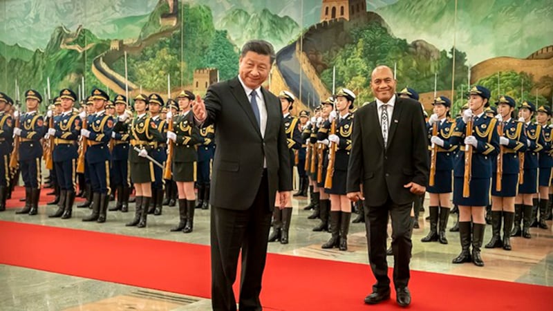 2020年1月6日，中国领导人习近平在北京人民大会堂会见外宾。（美联社）