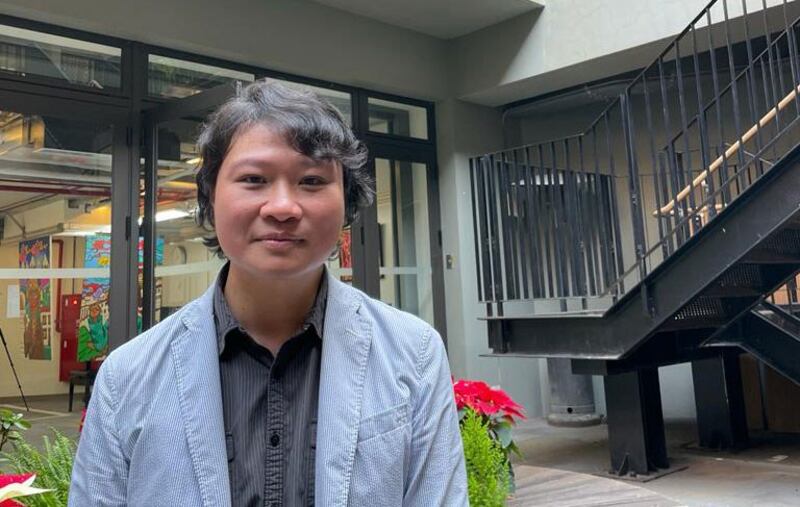 潘嘉伟表示,“境外干预罪”可能把环境平权等非政治组织交流也被迫断絶。(陈子非摄)