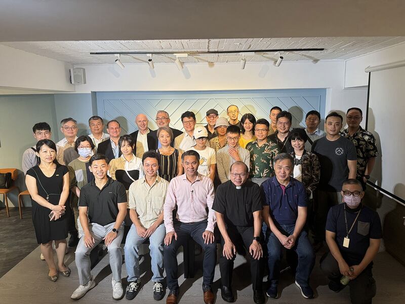 福摩萨学院与台湾宗教团体与民防团体合作,打造台湾社区韧性。(记者 黄春梅摄)