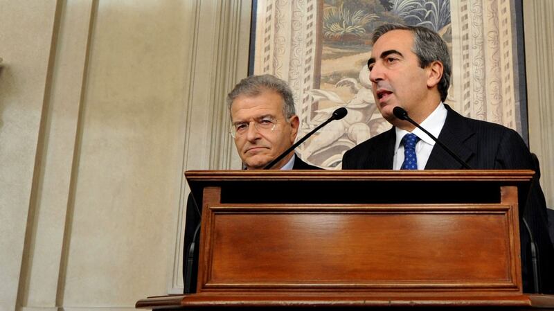 意大利参议院议员、前通信部长毛里齐奥・加斯帕里(Maurizio Gasparri)。(美联社)