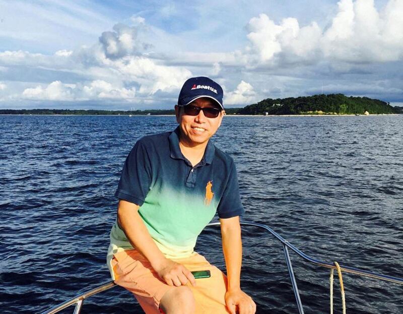 资料照：遭中国公安逮捕后被判处十年徒刑的美籍华人李凯（Kai Li，音译）（via REUTERS）