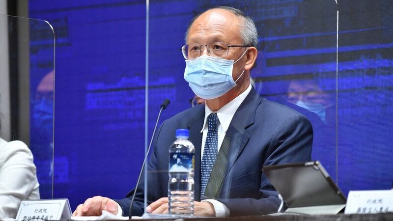 台湾政务委员邓振中。(行政院提供)