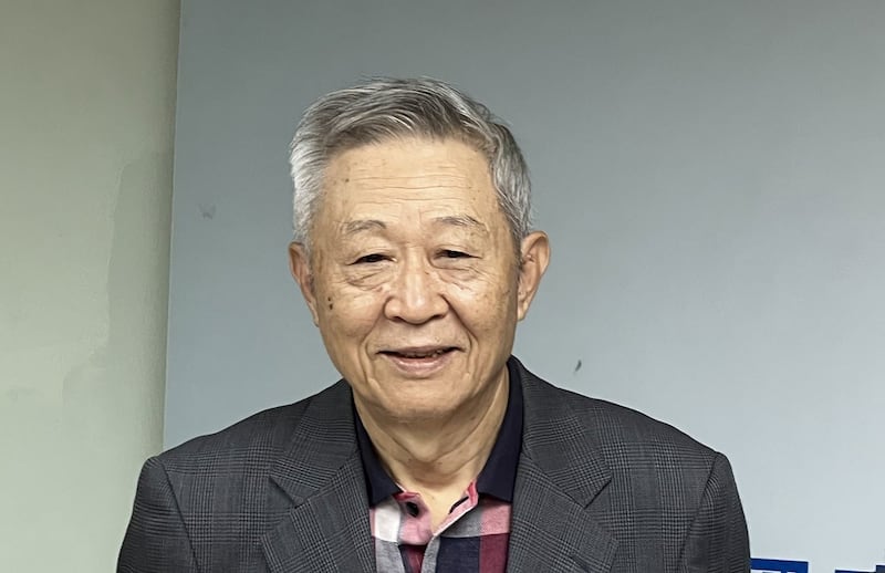 亚太基金会首席顾问赵春山认为王毅在处理两岸关系时非鹰派。(记者 黄春梅摄)