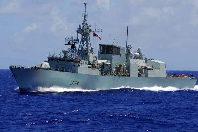 加拿大巡防舰「理贾纳号」(资料照/图源:美国海军网站)