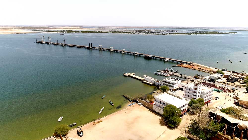 The Foundiougne to Ndakhonga bridge will be the longest bridge in Senegal, spanning 2,825 meters. Photo: RFA